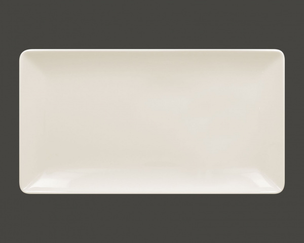 EDRG33IV Тарелка прямоугольная  33.5х18 см., плоская, фарфор, Nano, RAK Porcelain, ОАЭ