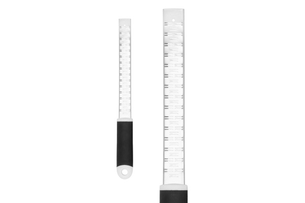 KL321GB007PE6 Терка ., 22х4 L=38см., нерж.сталь, ручка пластик, цвет черный