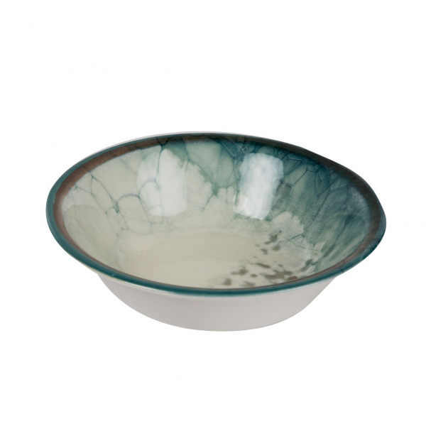 GBSEO16KKR1341 Салатник круглый  d=16см., (300мл)30 cl., фарфор цвет лазурь комб., Lagoon R1341