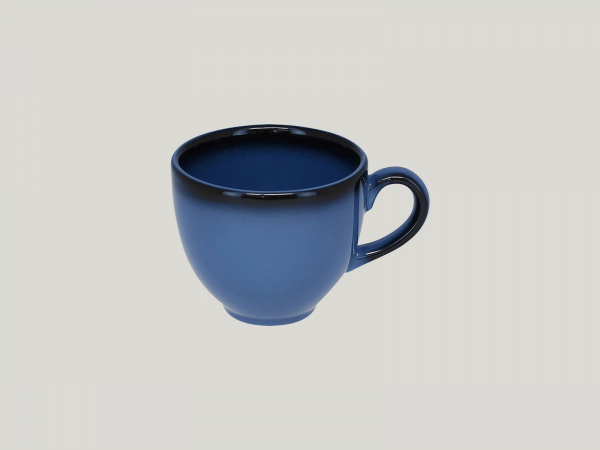 LECLCU09BL Чашка круглая  (90мл)9 cl., фарфор,цвет синий, Lea, RAK Porcelain, ОАЭ