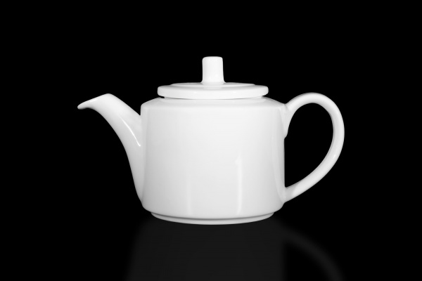 C2295 Чайник фарфоровый (0.5л)50cl., фарфор,молочно-белый SandStone, Китай