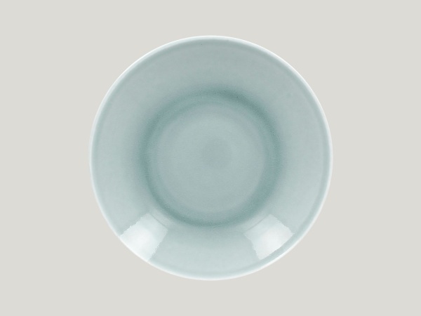 VNBUBC26BL Тарелка круглая "Coupe"  d=26 см., глубокая (1.2л)120cl, фарфор,цвет голубой, Vintage, RA