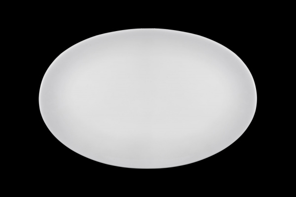 CS0061 Тарелка овальная  25x16 см., без борта, фарфор,молочно-белый, SandStone, SandStone, Китай