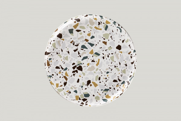KELUDP27 Тарелка круглая  d=27 см., глубокая (1.5л)105cl, фарфор, Kerrazzo, RAK Porcelain, ОАЭ