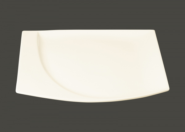 MZSP20 Тарелка прямоугольная  20x18 см., плоская, фарфор, Mazza, RAK Porcelain, ОАЭ