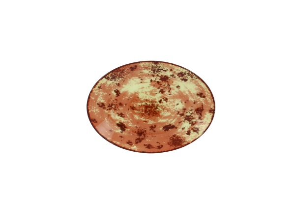 NNOP21PBR Тарелка овальная 21х15 см., плоская, фарфор, Peppery, RAK Porcelain, ОАЭ