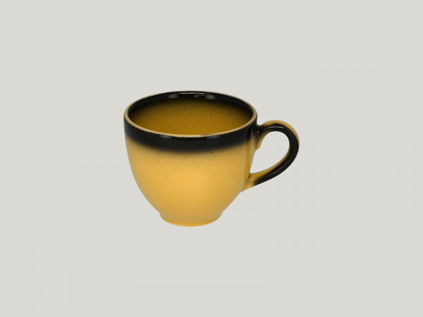 LECLCU09NY Чашка круглая  (90мл)9 cl., фарфор,цвет желтый, Lea, RAK Porcelain, ОАЭ