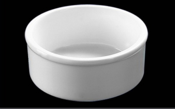CS4211 Кокотница круглая  7 см., (60мл)6cl, фарфор, Ivory, SandStone, Китай