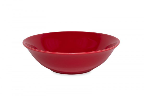 CS0729Red Салатник круглый  d=18см., (500мл)50 cl., фарфор,цвет красный, Lantana, SandStone, Китай