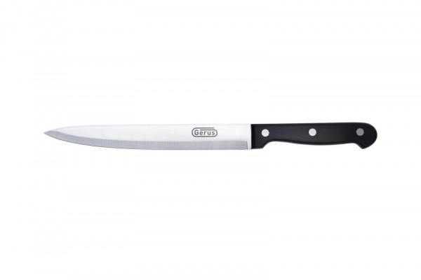 SSMK80 Нож кухонный для мяса, L=20см., лезвие- нерж.сталь,ручка- пластик, Gerus