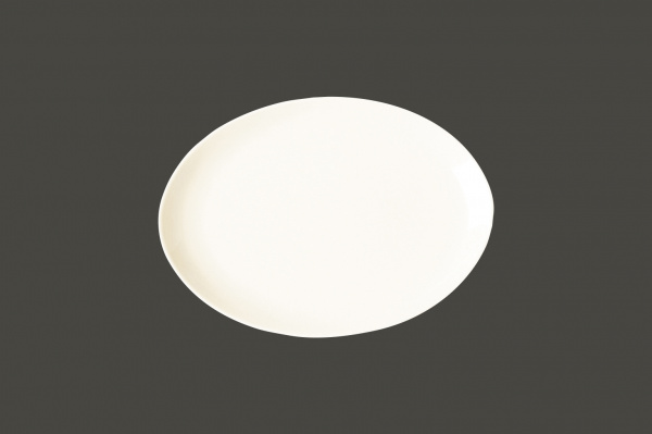 NNOP36 Тарелка овальная  36х27 см., плоская, фарфор, Nano, RAK Porcelain, ОАЭ